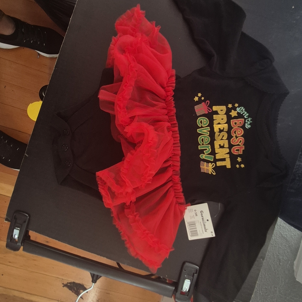 Vibrant Red and Black Kids Costume